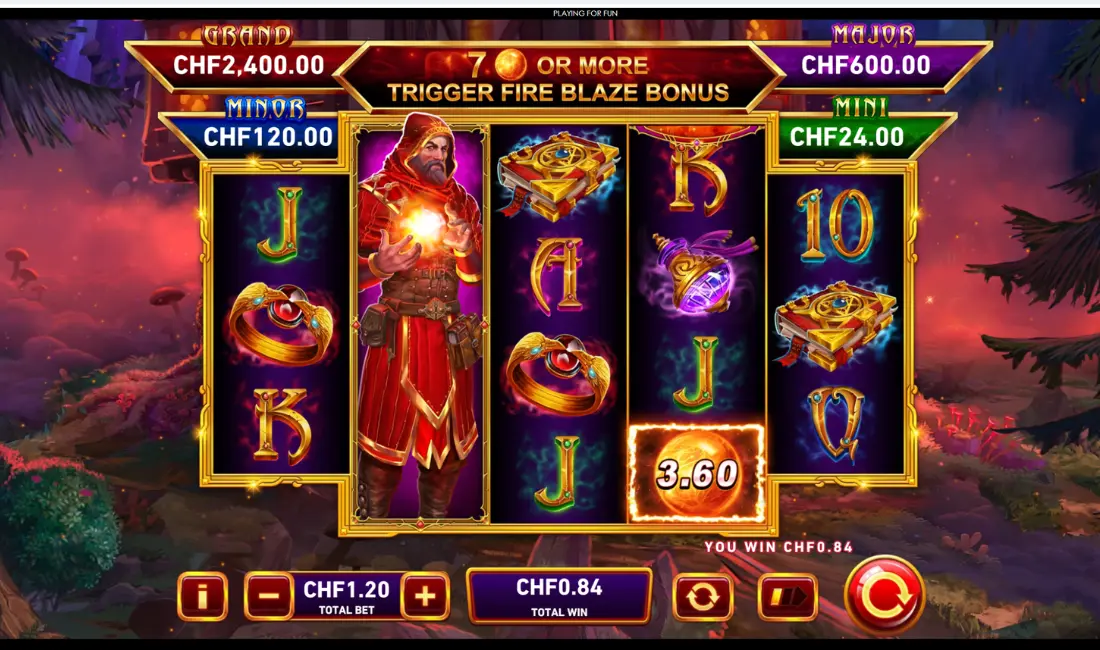 Superbet Fire Blaze Red Wizard Bug